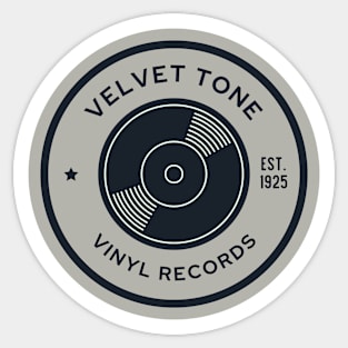 Velvet Tone Records Sticker